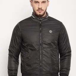 Duke Men Grey & Grey Melange Reversible Puffer Jacket image 2