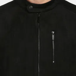 Blackberrys Men Black Biker Jacket image 2