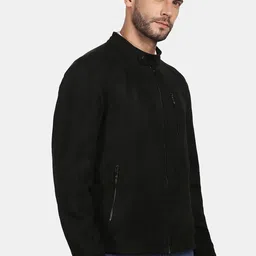 Blackberrys Men Black Biker Jacket image 3