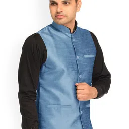 Exotic India Woven Nehru Jackets image 4