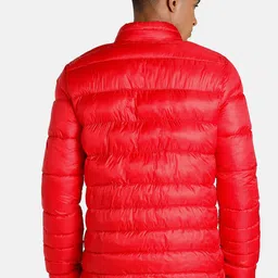 Puma Men Red Puffer Jacket image 5