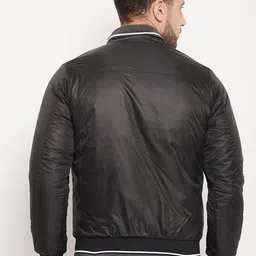 Duke Men Grey & Grey Melange Reversible Puffer Jacket image 5