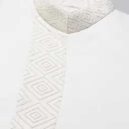 TheEthnic.Co Men 2-Piece Angrakha Geometrical Embellished Bandhgala Suit image 3