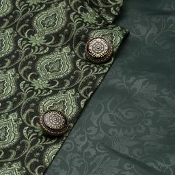 SHOWOFF Ethnic Motifs Printed Woven Nehru Jacket image 4