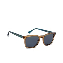 John Jacobs Unisex Rectangle Sunglasses with Polarised and UV Protected Lens 215344-picture-28