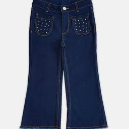 Pantaloons Junior Girls Blue Cotton. Jeans-picture-29
