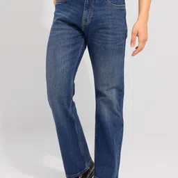 Snitch Men Blue Straight Fit Light Fade Stretchable Jeans-picture-42