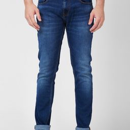 SPYKAR Men Slim Fit Low-Rise Light Fade Cotton Jeans-picture-31