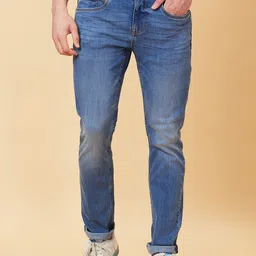 Being Human Men Slim Fit Mid Rise Clean Look Heavy Fade Jeans-image-38