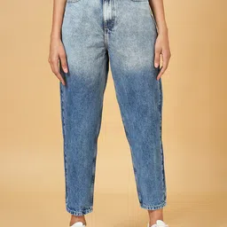 People Women Heavy Fade Jeans image 1