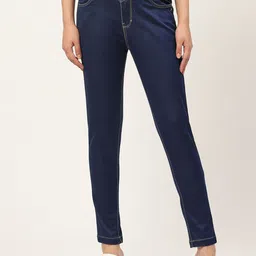Xpose Women Comfort Slim Fit High-Rise Stretchable Jeans-image-99