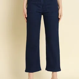 AngelFab Women Jean Straight Fit High-Rise Clean Look Stretchable Jeans-picture-26