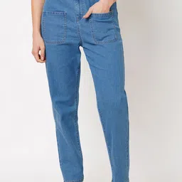 all about you Women Blue Slouchy Fit Mid-Rise Clean Look Stretchable Jeans-picture-17