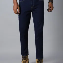 High Star Men Tapered Fit Mid-Rise Clean Look Stretchable Jeans-picture-19