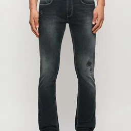 Pepe Jeans Men Black Slim Fit Highly Distressed Stretchable Jeans-picture-41