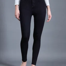 Miss Chase Women Skinny Fit High-Rise Slash Knee Stretchable Jeans-image-96