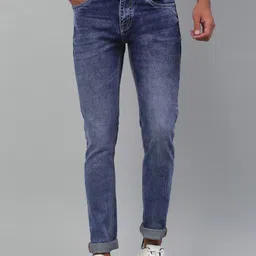 LOUIS STITCH Men Slim Fit Heavy Fade Cotton Stretchable Jeans-picture-31