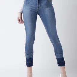 Chemistry Women Skinny Fit High-Rise Light Fade Clean Look Stretchable Jeans-image-11