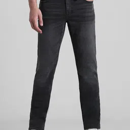 Jack & Jones Men Grey Slim Fit Low-Rise Light Fade Stretchable Jeans-picture-46