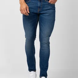 SPYKAR Men Kano Mid Rise Slim Fit Heavy Fade Jeans-picture-29
