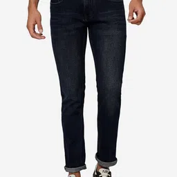 Greenfibre Men Mid-Rise Slim Fit Light Fade Clean Look Stretchable Jeans-picture-37