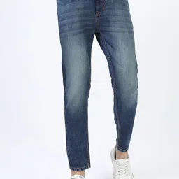 KETCH Men Men Blue Skinny Fit Low Distress Light Fade Stretchable Jeans-picture-31
