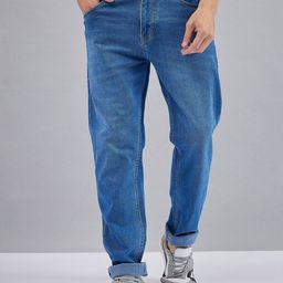 Harvard Blue Men Jean Slim Fit Light Fade Clean Look Stretchable Jeans-picture-21