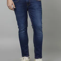 Celio Men Jean Skinny Fit Light Fade Stretchable Cotton Jeans-picture-29