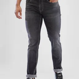 SPYKAR Men Heavy Fade Mid-Rise Cotton Stretchable Jeans-picture-18