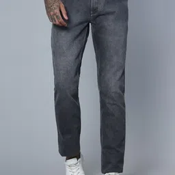 Cantabil Men Mid-Rise Light Fade Clean Look Stretchable Jeans-picture-36