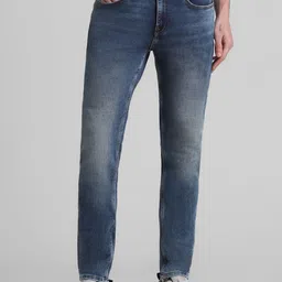 Jack & Jones Men Ben Skinny Fit Low-Rise Clean Look Heavy Fade Stretchable Jeans-picture-30