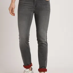 Turtle Men Narrow Tapered Fit Heavy Fade Stretchable Jeans-picture-32