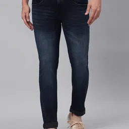 HJ HASASI Men Relaxed Fit Heavy Fade Stretchable Jeans-picture-30