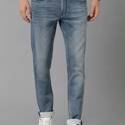 Voi Jeans Men Blue Skinny Fit Heavy Fade Clean Look Stretchable Jeans-picture-19