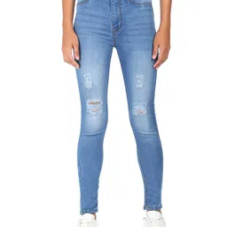Flying Machine Women Blue Betty High Rise Jegging-image-44