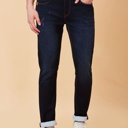 Being Human Men Slim Fit Low Distress Light Fade Jeans-picture-30