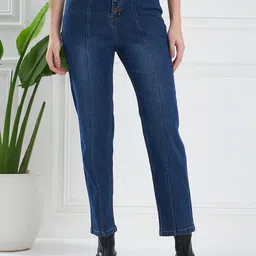 KASSUALLY Women Blue Skinny Fit Light Fade Jeans-picture-26