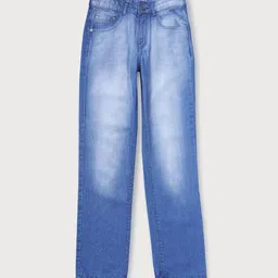 Gini and Jony Boys Blue Mildly Distressed Light Fade Jeans-picture-21