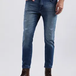 Antony Morato Men Skinny Fit Low Distress Heavy Fade Stretchable Jeans-picture-23