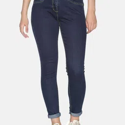 TWIN BIRDS Women Skinny Fit Mid-Rise Clean Look Jeans-image-5