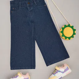 Pantaloons Junior Girls Flared Mid-Rise Cotton Jeans-picture-32