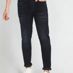 Flying Machine Men Slim Fit Mid Rise Light Fade Whiskers Jeans-picture-31