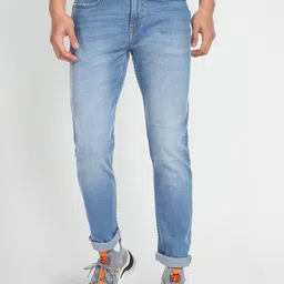 Flying Machine Men Slim Fit Light Fade Whiskers Jeans-picture-18