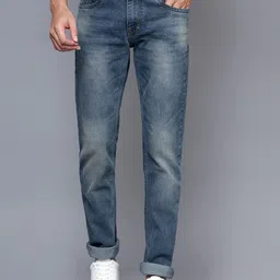 Cantabil Men Clean Look Heavy Fade Stretchable Jeans-picture-37