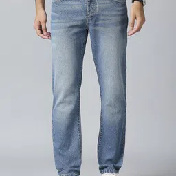 The Roadster Lifestyle Co Men Pure Cotton Straight Fit Mid Rise Jeans-picture-23