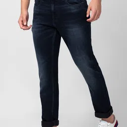 SPYKAR Men Slim Fit Low-Rise Light Fade Stretchable Cotton Jeans image 2