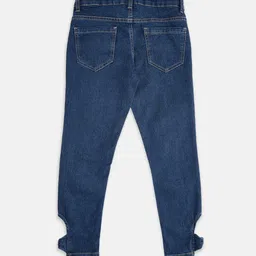 Pantaloons Junior Girls Navy Blue Jeans image 2