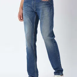 Pepe Jeans Men Blue Slim Fit Heavy Fade Cotton Stretchable Jeans image 3