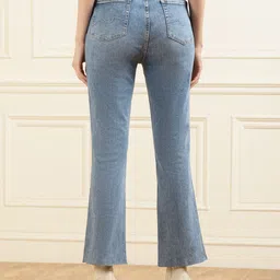 7 For All Mankind Women Heavy Fade Cropped Bootcut Jeans image 2