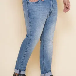 John Pride Men Plus Size Mid Rise Stretchable Jeans image 4